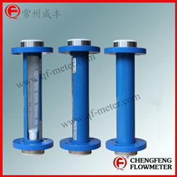 LZB-F10-25F0  glass tube flowmeter turbable flange connection PTFE lining [CHENGFENG FLOWMETER] professional manufacture high accuracy good anti-corrosion